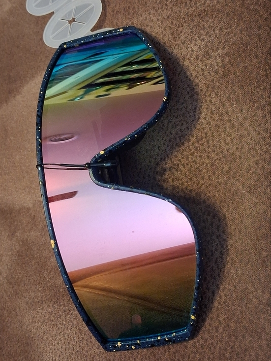 Panama Jack X Foster Grant Navy Blue Sunglasses with Gold Flecks - Picture 5 of 5